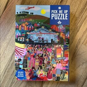 Talking Tables Pick Me Up Puzzle- Summer Festival 1000 piece Puzzle